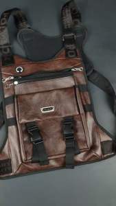 Chest Bag Tas Dada Polo Amstar Best Quality Terbaik Bahan Kulit PU Leather Tas Selempang Pria Tas Rompi Tas Pria Keren Tas Selempang Terbaru 2022