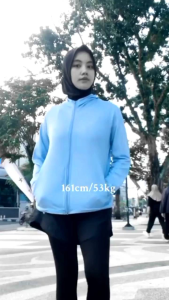 Jaket Wanita Anti Sinar Matahari UV - Hoodie Mesh Olahraga Lari Motoran