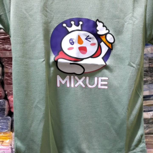 Kaos anak dtf mixue umur 2 tahun sampai 10 tahun