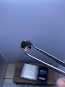 1230-ĐÁ THẠCH ANH KHÓI ( THIÊN NHIÊN) giác tròn