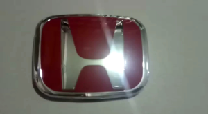 Emblem Logo OEM Honda Merah CRVBRVMobilioHRV Depan Belakang