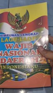 buku himpunan lengkap lagu-lagu wajib nasional daerah indonesia(14×20cm)