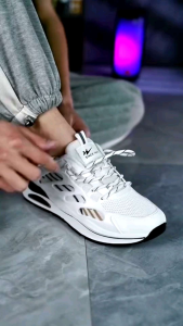 Evardo Sepatu Sneakers Pria Kasual Sporty Lari Wanita Sepatu Import Terbaru Putih Olahraga