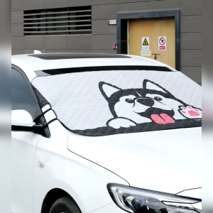 ผ้าคลุมหน้า รถยนต์ ส่งด่วนทุกวัน กันความร้อน กันน้ำ กันUV ลายสุดน่ารัก