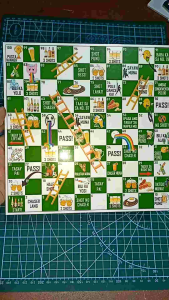 Shot and Ladder Board Game