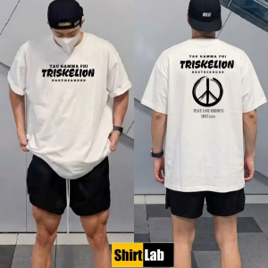 Shirtlab Triskelion Gamma 5 Peace Design Tau Gamma Phi Fratshirt Sublimation Tshirt