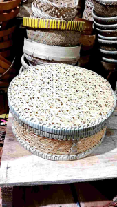 truntum bambu - hampers truntum 25 cm - truntum bambu bulat - box truntum - kotak seserahan