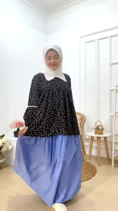 SET ROK MIKA BY CUTETRIK SIMPEL CASUAL ANAK 6 - 12 TAHUN REMAJA TEENAGER