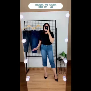 Talita Jeans 7/9 Variasi Tali Samping Terbaru Celana Jeans