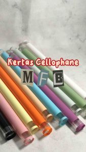 SFS - [5 LEMBAR] MIKA FRAME FULL COLOR INSIDE MFB KERTAS BUNGA CELLOPHANE WRAPPING PAPER WRAP BUNGA DIY FLORIST MIKA PLASTIK PEMBUNGKUS BUNGA KOREAN PAPER STYLE