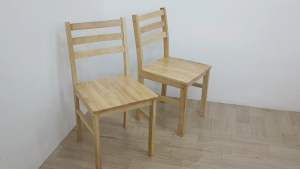 ️️LPC- DC1008 Natural  Dining Chair Modern Murah Cantik