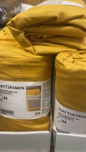 NATTJASMIN นัตต์ยัสมิน ผ้าปูที่นอนรัดมุม เหลือง 180x200 ซม.