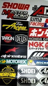 STIKER SPONSOR MOTOR RACING SPORT | STIKER KATA KATA | STIKER VYNIL(ANTI AIR) | STIKER PACK