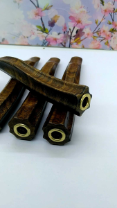 Once pipa sedotan kayu Kelor Jawa model blimbing segi enam B76
