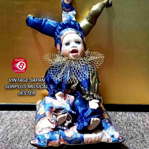VINTAGE JAPAN SURPLUS MUSICAL JESTER / CLOWN / DOLL