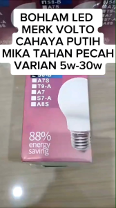 BOHLAM LED / LAMPU LED VOLTO CAHAYA PUTIH