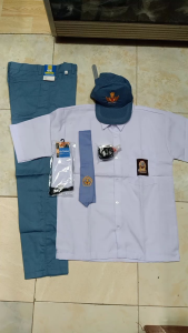 setelan seragam sma laki-laki lengan pendek lengkap satu set seragam sekolah sma laki-laki lengan pendek sma