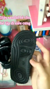 Giày sandal quai ngang đế chống trượt bé trai siêu êm giày dép xăng đan bé trai
