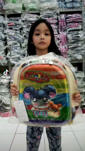 Tas Ransel Anak Sekolah Perempuan ALTO STAR / PALO ALTO PAUD TK Gratis Jas Hujan