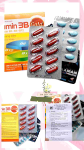 Vỉ 10 viên vitamin 3B gold m-a-xman xanh bồi bổ cơ thể