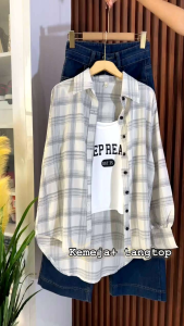 Kemeja + Tangtop 2in1