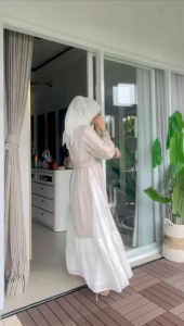 Nagita maxy gamis wanita terbaru kekinian model cantik virall bahan adem nyaman tebal premium halus