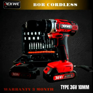 DK1036 Cordless drill set 3/8" (10mm) 36V Lithium 2 baterai 35N.M 0-350/1750/min
