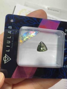 332748-ĐÁ SAPHIA XANH ĐẬM  ( THIÊN NHIÊN ) ĐÃ KIỂM ĐỊNH LIULAB.