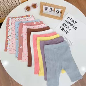 Quần legging lửng thông hơi xuất Nhật bé gái