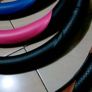 Cover/Sarung Setir Isuzu Elf Macan/Giga Bungkus Stir Mobil L300 Ragasa Umplung Coltdiesel dll size L (40 cm)