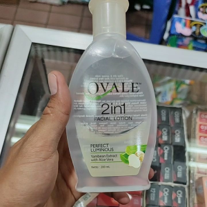 Oval 2 in 1 Facial Lotion Bengkoang Kemasan Botol /Pembersih Wajah Oval 200 ml /100 ml /60 ml