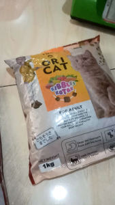 Cleine Tadita Petshop - Makanan kucing ORI CAT 800 gram (fresh pack) & 1kg (repack)