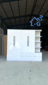 TỦ QUẦN ÁO NHỰA 4 CÁNH CÓ KỆ LỚN XÁM GHI SANG TRỌNG CAO CẤP GIAO NHANH HCM