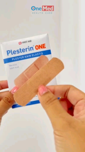 Onemed Plesterin One Box isi 40lembar: Plester Kain Elastis untuk Luka
