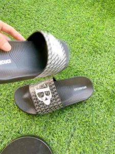 Dép nam nữ quai ngang slipper chữ B  quai PVC đế PU trống nước tuyệt đối.dép nam quai nganghọa tiết
