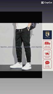 Quần jogger Kaki co giãn lưng thun dây rút có bo gấu.Kiểu dáng trẻ trung năng động.Fomf ôm dáng chuẩn .Size từ 28-36.