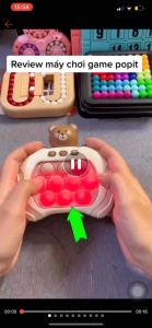 Đồ Chơi Pop it Thế Hệ Mới - Máy Điện Tử Chơi Pop it Giải Trí Bấm Nút Theo Đèn Nhạc Với Nhiều Level