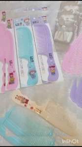 SISIR GAGANG KARAKTER ELASTIS IMPORT / SISIR RAMBUT CUTE GIRL / SISIR ANTI RONTOK / CUTE HAIR COMB / SR2715