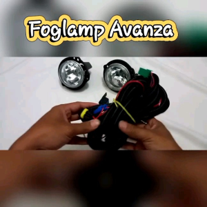 TINGGAL PASANG FOGLAMP LAMPU KABUT ALL NEW AVANZA & XENIA 2012-2020 MIKA KACA FOG LAMP