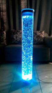 D17 - WATER BUBBLE FULLSET Aquarium Tabung Mika HIASAN LAMPU TIDUR PAJANGAN - ZENAL.ID