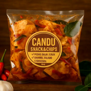 krupuk bantet pedas daun jeruk cikruh instan 100gr Snack kripik