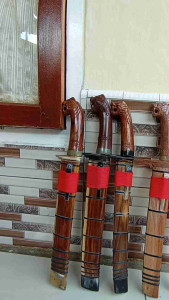 Golok Tebas Palengseran Ukiran Macan Full Kayu Sonokeling Khas Galonggong Tasikmalaya