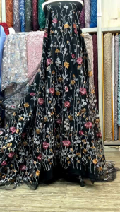 Kain tulle garden valentino|bahan kebaya kombinasi baru|tulle korea baru!