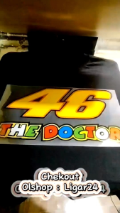 Baju Kaos. 46 The Doctor Vallentino Rossi kaos Moto GP terlaris | Ligar24 Tshirt
