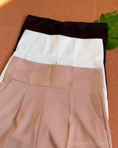 กางเกงขายาว กางเกงเอวสูงเก็บพุง กางเกงเอวสูงขากระบอก