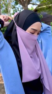 {SET CADAR} JILBAB SYARI SEGI EMPAT INSTAN JUMBO PREMIUM | TUDUNG HAFIZAH