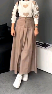 Centuries Pleated Skirt - Rok Kerja Wanita - Rok Anti Kusut - Rok Panjang Wanita Korean Style