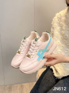 JOANNE Casual Leather Sport Sneakers Shoes Wanita #JN612 Sepatu Sneakers Kulit Wanita Sneakers Santai Untuk Semua Musim - Lazada