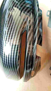 COVER SPION HONDA BRIO RS MOBILIO BRV JAZZ GK5 WARNA CARBON GLOSSY HARGA 1SET(KANAN KIRI)