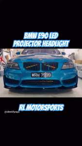 BMW E90 2005 2006 2007 2008 2009 2010 2011 G series style projector headlamp headlight head lamp light LED DRL body kit